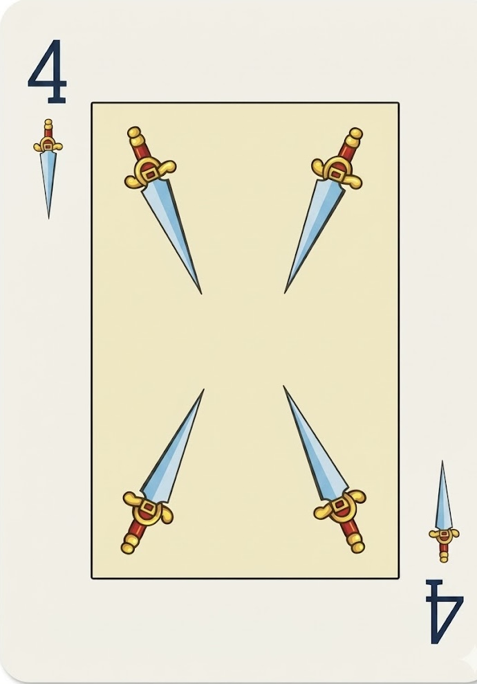 Cuatro de espadas