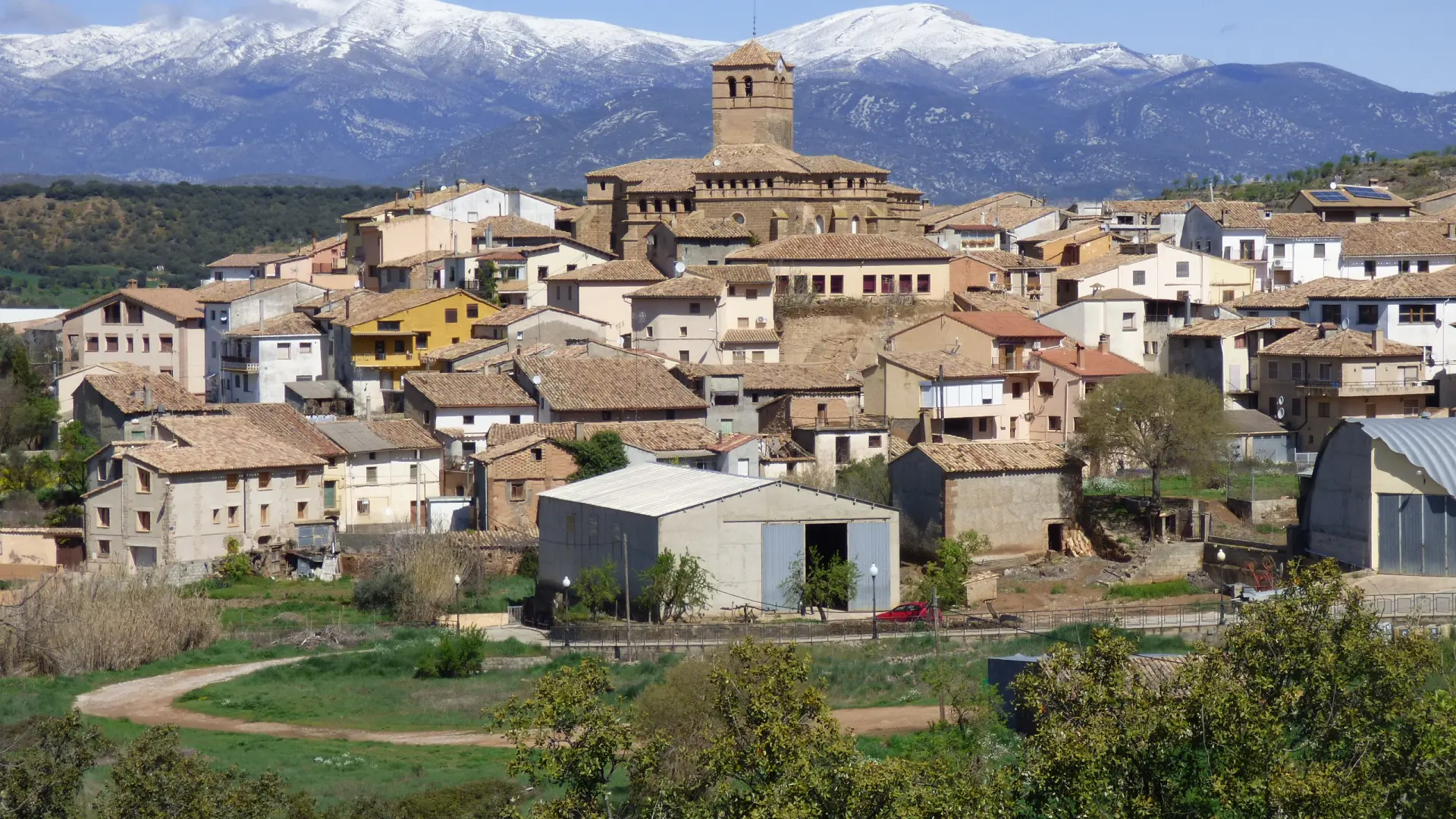 Abiego, en el Somontano aragonés